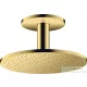 Hansgrohe AXOR SHOWERSOLUTIONS 300 fejzuhany mennyezeti zuhanykarral 1 jet,polírozott arany hatású 35301990
