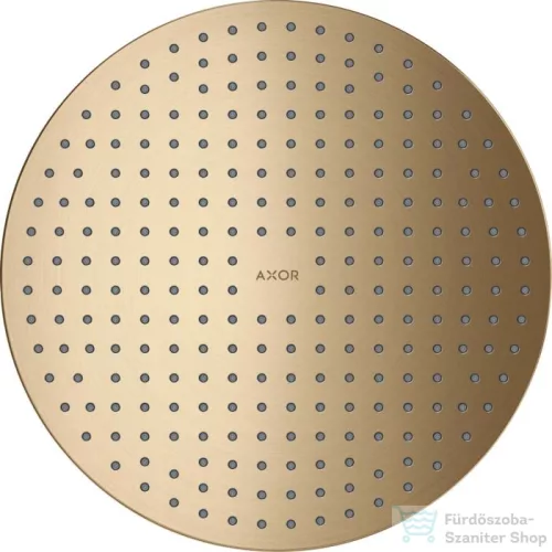 Hansgrohe AXOR SHOWERSOLUTIONS 300 mennyezetbe építhető fejzuhany 1 jet,szálcsiszolt bronz 35302140