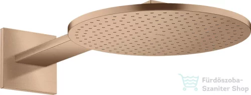 Hansgrohe AXOR SHOWERSOLUTIONS 300 fejzuhany zuhanykarral,2 jet, szálcsiszolt vörös arany hatású 35303310