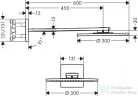Hansgrohe AXOR SHOWERSOLUTIONS 300 fejzuhany zuhanykarral,2 jet, szálcsiszolt sárgaréz 35303950