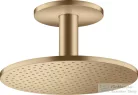 Hansgrohe AXOR SHOWERSOLUTIONS fejzuhany 300 2 jet mennyezeti csatlakozással,szálcsiszolt bronz 35304140