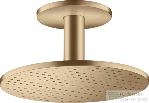 Hansgrohe AXOR SHOWERSOLUTIONS fejzuhany 300 2 jet mennyezeti csatlakozással,szálcsiszolt bronz 35304140