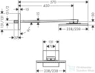 Hansgrohe AXOR SHOWERSOLUTIONS 250/250 fejzuhany zuhanykarral,1 jet, króm 35306000