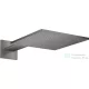 Hansgrohe AXOR SHOWERSOLUTIONS 300/300 fejzuhany zuhanykarral,1 jet,szálcsiszolt fekete króm 35314340