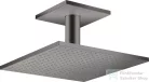Hansgrohe AXOR SHOWERSOLUTIONS 300/300 fejzuhany mennyezeti zuhanykarral 1 jet,szálcsiszolt fekete króm 35316340