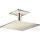 Hansgrohe AXOR SHOWERSOLUTIONS 300/300 fejzuhany mennyezeti zuhanykarral 1 jet,szálcsiszolt nikkel 35316820