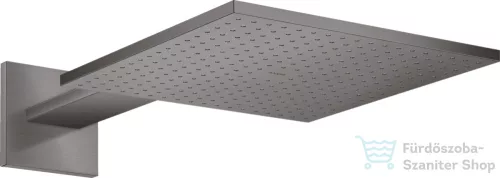 Hansgrohe AXOR SHOWERSOLUTIONS 300/300 fejzuhany zuhanykarral,2 jet,szálcsiszolt fekete króm 35318340