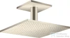 Hansgrohe AXOR SHOWERSOLUTIONS 30x30 cm-es 2 funkciós mennyezeti fejzuhany zuhanykarral,szálcsiszolt nikkel 35320820