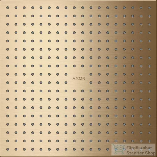 Hansgrohe AXOR SHOWERSOLUTIONS mennyezetbe építhető fejzuhany 300/300 2 jet,szálcsiszolt bronz 35321140