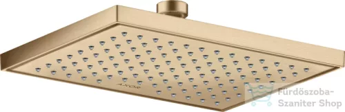 Hansgrohe AXOR SHOWERSOLUTIONS 24,5x18,5 cm-es fejzuhany, szálcsiszolt bronz 35373140