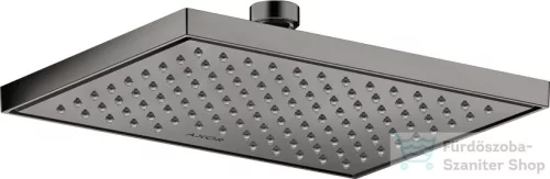 Hansgrohe AXOR SHOWERSOLUTIONS 24,5x18,5 cm-es fejzuhany, polírozott fekete króm 35373330