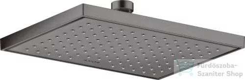 Hansgrohe AXOR SHOWERSOLUTIONS 24,5x18,5 cm-es fejzuhany, szálcsiszolt fekete króm 35373340