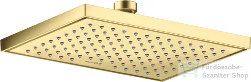 Hansgrohe AXOR SHOWERSOLUTIONS 24,5x18,5 cm-es fejzuhany, szálcsiszolt sárgaréz 35373950