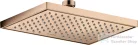 Hansgrohe AXOR SHOWERSOLUTIONS Ecosmart 24,5x18,5 cm-es fejzuhany, polírozott vörös arany hatású 35374300