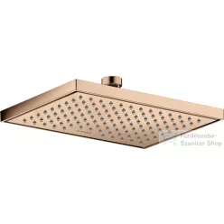   Hansgrohe AXOR SHOWERSOLUTIONS Ecosmart 24,5x18,5 cm-es fejzuhany, polírozott vörös arany hatású 35374300