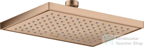 Hansgrohe AXOR SHOWERSOLUTIONS Ecosmart 24,5x18,5 cm-es fejzuhany, szálcsiszolt vörös arany hatású 35374310