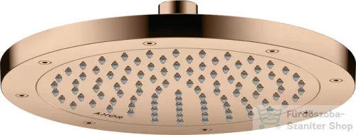 Hansgrohe AXOR SHOWERSOLUTIONS Ecosmart 24,5 cm-es fejzuhany, polírozott vörös arany hatású 35381300