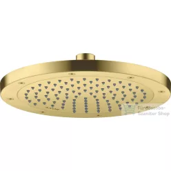   Hansgrohe AXOR SHOWERSOLUTIONS Ecosmart 24,5 cm-es fejzuhany, szálcsiszolt sárgaréz 35381950