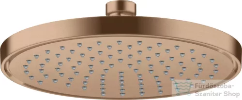 Hansgrohe AXOR SHOWERSOLUTIONS Ecosmart 22 cm-es fejzuhany, szálcsiszolt vörös arany hatású 35383310