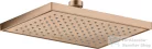 Hansgrohe AXOR SHOWERSOLUTIONS Ecosmart+ 24,5x18,5 cm-es fejzuhany, szálcsiszolt vörös arany hatású 35387310