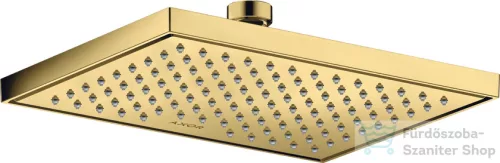 Hansgrohe AXOR SHOWERSOLUTIONS Ecosmart+ 24,5x18,5 cm-es fejzuhany, polírozott arany hatású 35387990