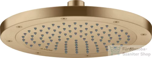 Hansgrohe AXOR SHOWERSOLUTIONS Ecosmart+ 24,5 cm-es fejzuhany, szálcsiszolt bronz 35389140