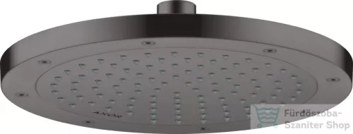 Hansgrohe AXOR SHOWERSOLUTIONS Ecosmart+ 24,5 cm-es fejzuhany, szálcsiszolt fekete króm 35389340