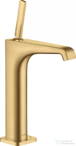 Hansgrohe AXOR CITTERIO E 215 mosdó csaptelep nem zárható leeresztővel,szálcsiszolt arany hatású 36103250