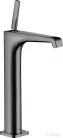 Hansgrohe AXOR CITTERIO E magasított mosdó csaptelep nem zárható leeresztővel,polírozott fekete króm 36104330