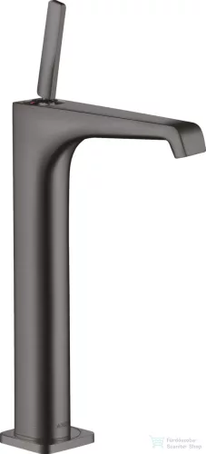 Hansgrohe AXOR CITTERIO E magasított mosdó csaptelep nem zárható leeresztővel,szálcsiszolt fekete króm 36104340