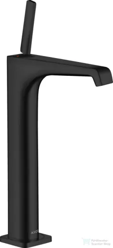 Hansgrohe AXOR CITTERIO E magasított mosdó csaptelep nem zárható leeresztővel,matt fekete 36104670
