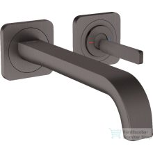   Hansgrohe AXOR Citterio E Falsík alatti mosdó csaptelep nem zárható leeresztővel,szálcsiszolt fekete króm 36106340