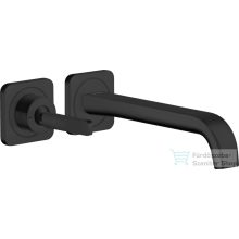   Hansgrohe AXOR Citterio E Falsík alatti mosdó csaptelep nem zárható leeresztővel,matt fekete 36106670