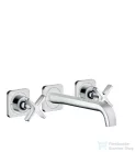 Hansgrohe AXOR Citterio E Falsík alatti, fali, 3-lyukú mosdócsaptelep rozettával 36107000