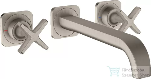 Hansgrohe AXOR Citterio E falsík alatti mosdó csaptelep nem zárható leeresztővel,rozsdamentes acél hatású 36107800