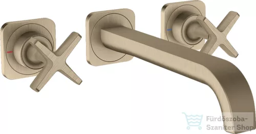 Hansgrohe AXOR Citterio E falsík alatti mosdó csaptelep nem zárható leeresztővel,szálcsiszolt nikkel 36107820