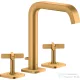 Hansgrohe AXOR CITTERIO E 3 üléses mosdó csaptelep automata leeresztővel,szálcsiszolt arany hatású 36108250