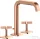 Hansgrohe AXOR CITTERIO E 3 üléses mosdó csaptelep automata leeresztővel,polírozott vörös arany hatású 36108300