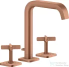 Hansgrohe AXOR CITTERIO E 3 üléses mosdó csaptelep automata leeresztővel,szálcsiszolt vörös arany hatású 36108310