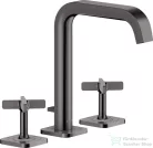 Hansgrohe AXOR CITTERIO E 3 üléses mosdó csaptelep automata leeresztővel,polírozott fekete króm 36108330