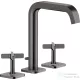 Hansgrohe AXOR CITTERIO E 3 üléses mosdó csaptelep automata leeresztővel,polírozott fekete króm 36108330
