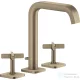 Hansgrohe AXOR CITTERIO E 3 üléses mosdó csaptelep automata leeresztővel,szálcsiszolt nikkel 36108820