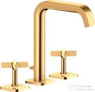 Hansgrohe AXOR CITTERIO E 3 üléses mosdó csaptelep automata leeresztővel,polírozott arany hatású 36108990