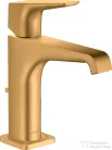 Hansgrohe AXOR CITTERIO E mosdó csaptelep automata leeresztővel,szálcsiszolt arany hatású 36110250