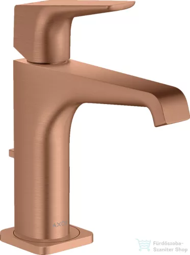 Hansgrohe AXOR CITTERIO E mosdó csaptelep automata leeresztővel,szálcsiszolt vörös arany hatású 36110310