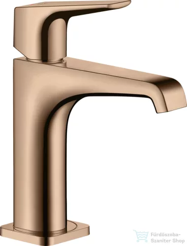 Hansgrohe AXOR CITTERIO E mosdó csaptelep nem zárható leeresztővel,polírozott vörös arany hatású 36111300