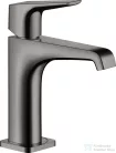 Hansgrohe AXOR CITTERIO E mosdó csaptelep nem zárható leeresztővel,polírozott fekete króm 36111330