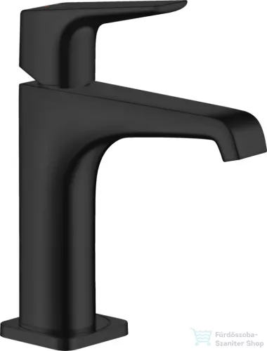 Hansgrohe AXOR CITTERIO E mosdó csaptelep nem zárható leeresztővel,matt fekete 36111670