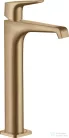 Hansgrohe AXOR CITTERIO E magasított mosdó csaptelep nem zárható leeresztővel,szálcsiszolt bronz 36113140
