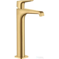   Hansgrohe AXOR CITTERIO E magasított mosdó csaptelep nem zárható leeresztővel,szálcsiszolt arany hatású 36113250